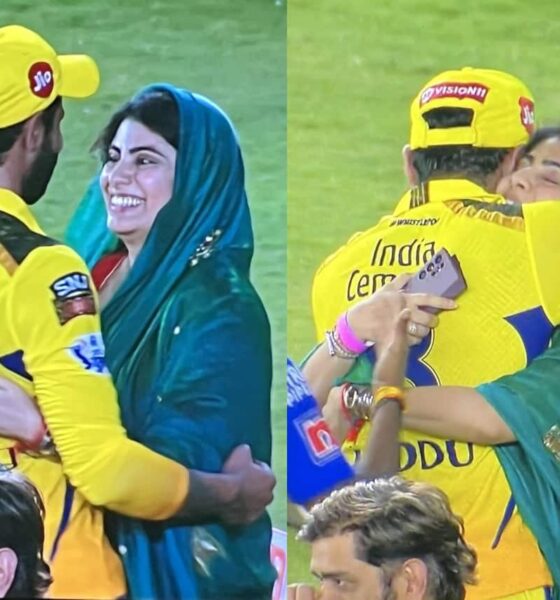 Ravindra Jadeja Hugs Rivaba After Won IPL 2023 Picture Goes Viral