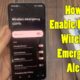 How to Enable/Disable Wireless Emergency Alert on Android Device