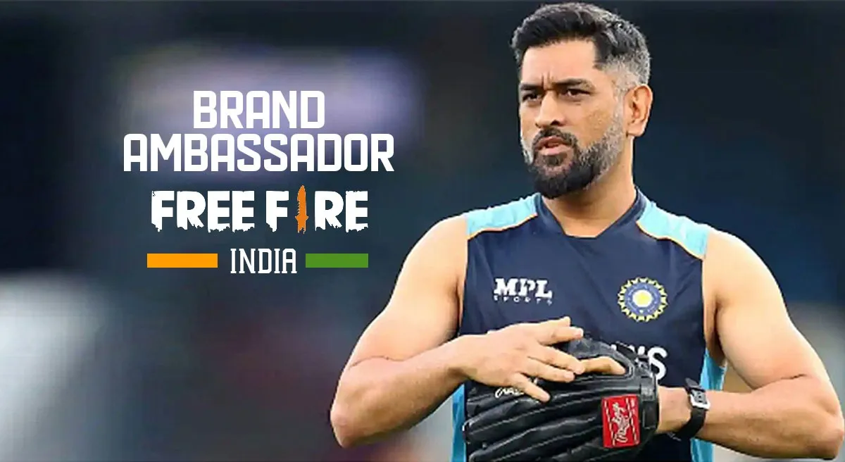 MS Dhoni Becomes Brand Ambassador Free Fire to fight with BGMI & Call of Duty