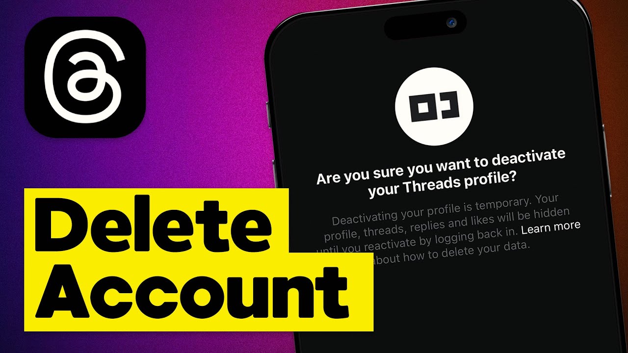 How to Delete Threats Account Without Deleting Instagram Account