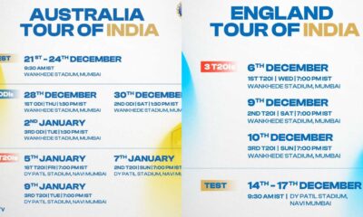 MCA Announce Free Tickets for Fans for India's T20 Matches against England & Australia