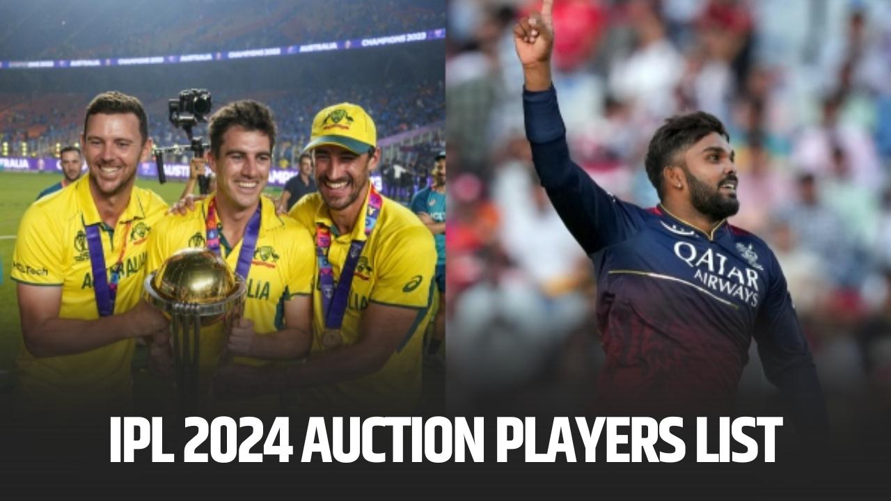 IPL 2024 Auction: List of Players with Base Price of Rs 50 Lakh