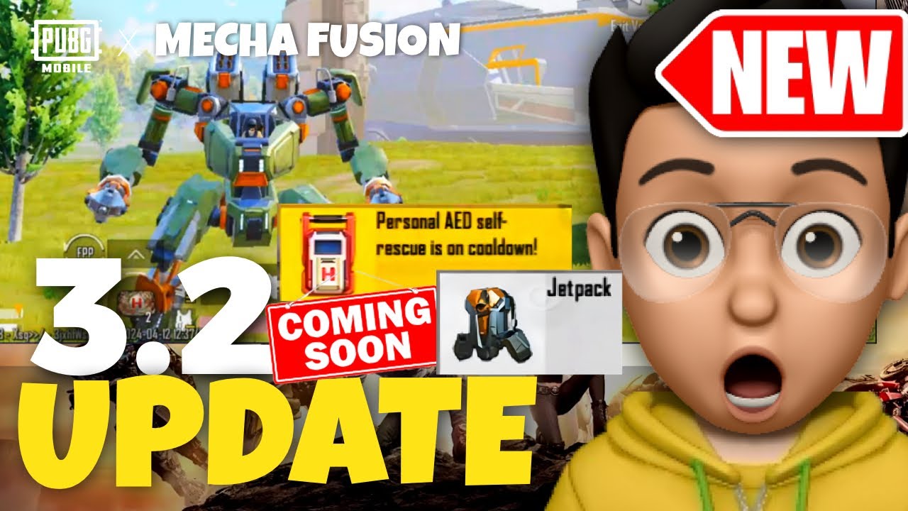 PUBG Mobile 3.2 Update New Mecha Fusion Mode