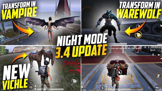 PUBG Mobile 3.4 Beta Werewolf & Vampire Theme